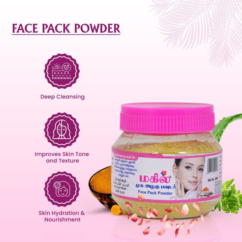 FACEPACK POWDER 100gm - Image 3