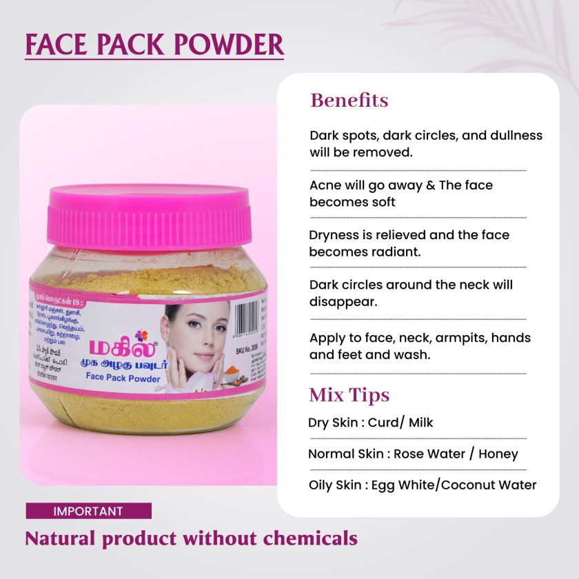 FACEPACK POWDER 100gm - Image 4