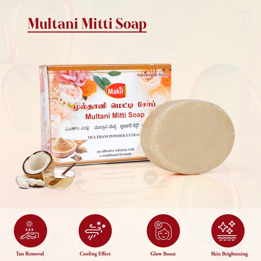 MAHIL MULTANI MITTI SOAP 75g - Image 4