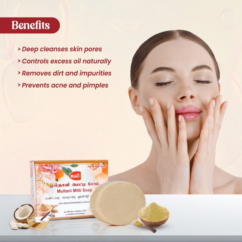 MAHIL MULTANI MITTI SOAP 75g - Image 2